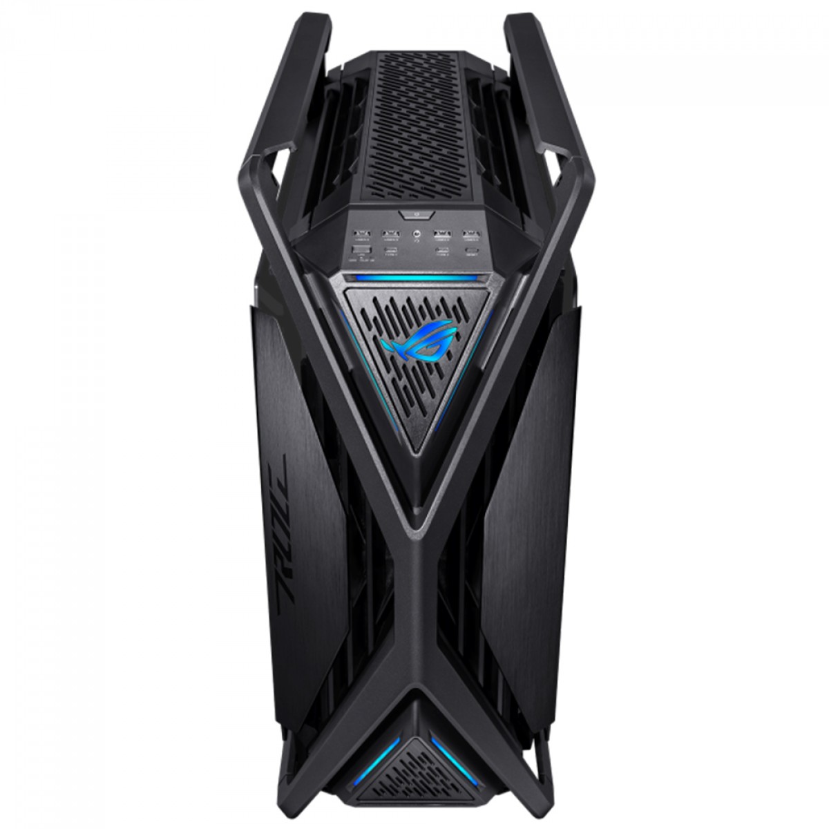 Gabinete Gamer Asus ROG Hyperion GR701, RGB, Full Tower, Vidro Temperado, E-ATX, Sem Fonte, Com 4 Fans, Preto, 90DC00F0-B30000