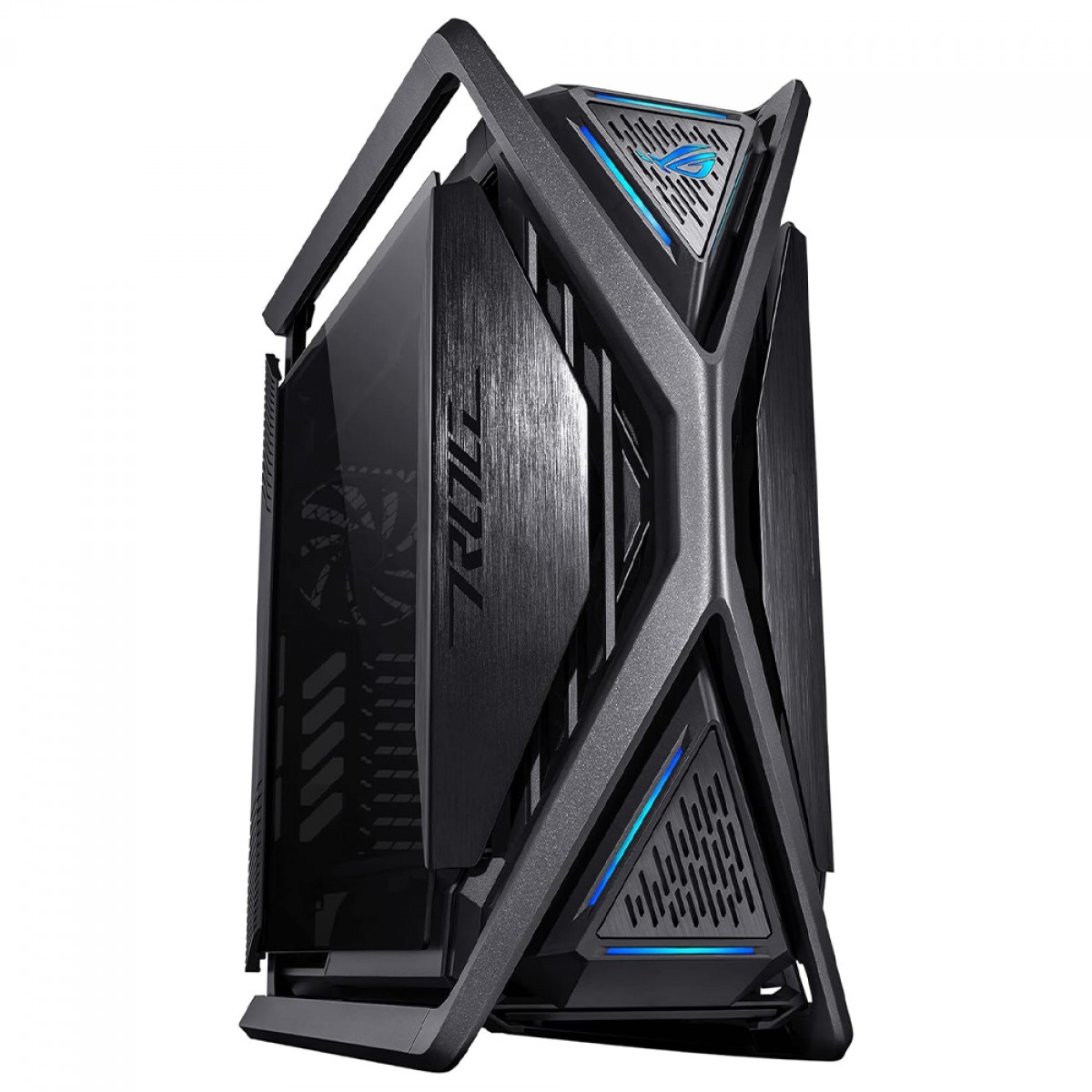 Gabinete Gamer Asus ROG Hyperion GR701, RGB, Full Tower, Vidro Temperado, E-ATX, Sem Fonte, Com 4 Fans, Preto, 90DC00F0-B30000