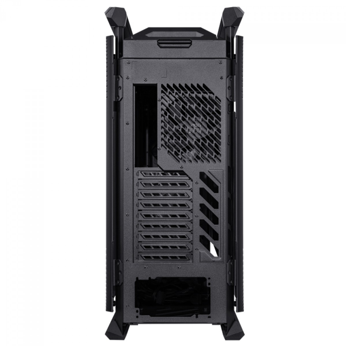 Gabinete Gamer Asus ROG Hyperion GR701, RGB, Full Tower, Vidro Temperado, E-ATX, Sem Fonte, Com 4 Fans, Preto, 90DC00F0-B30000