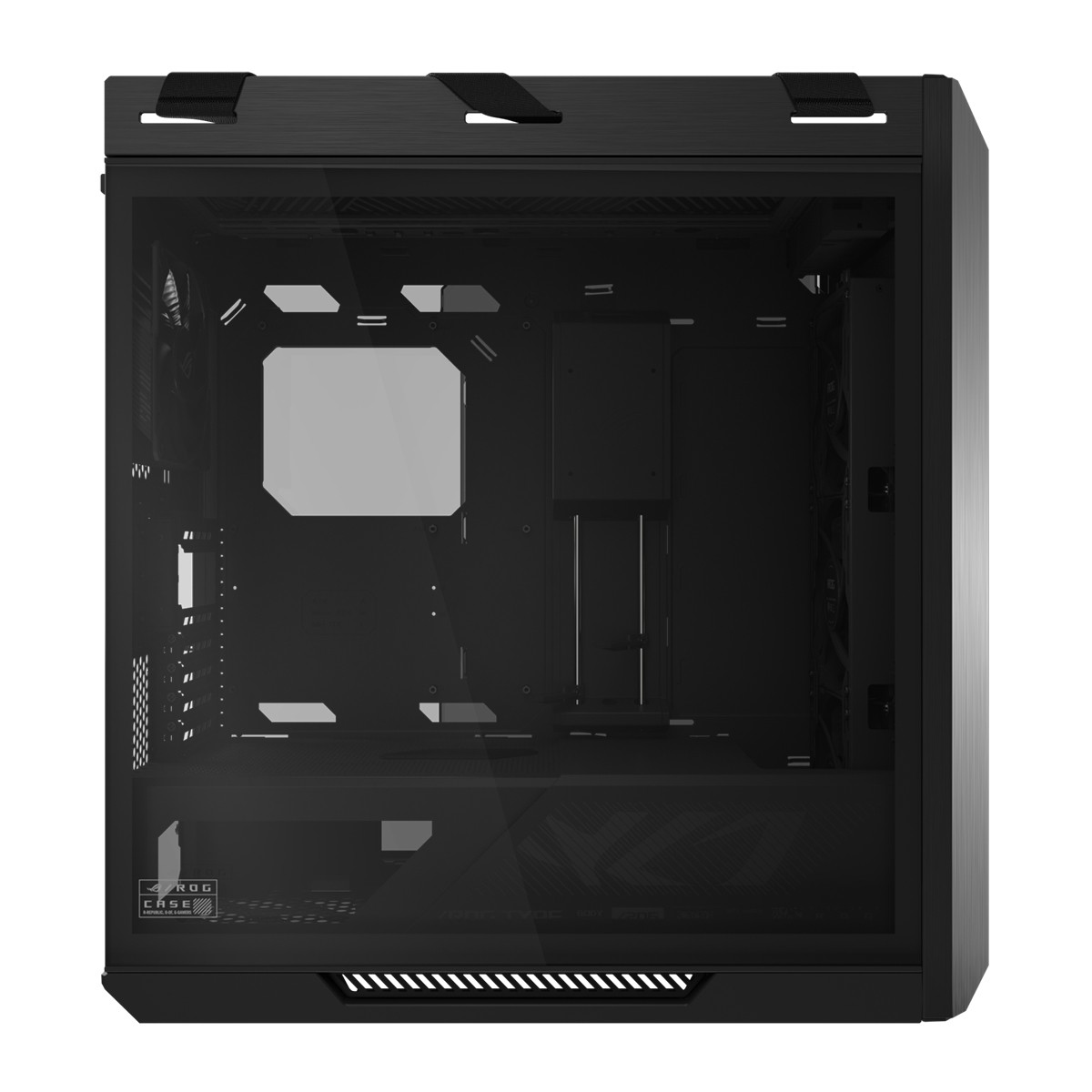 Gabinete Gamer Asus ROG Strix Helios II GX601S Black, Mid Tower, Vidro Temperado, ATX, Sem Fonte, Com 4 Fans, Preto, 90DC00W0-B30000