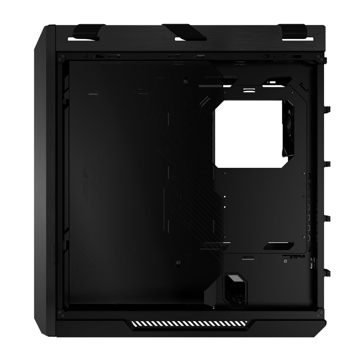 Gabinete Gamer Asus ROG Strix Helios II GX601S Black, Mid Tower, Vidro Temperado, ATX, Sem Fonte, Com 4 Fans, Preto, 90DC00W0-B30000