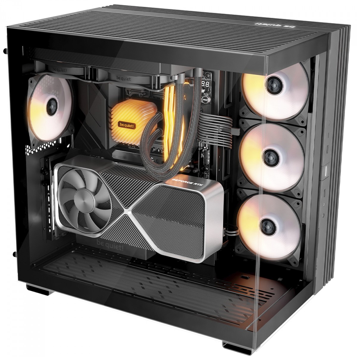 Gabinete Gamer Be Quiet Light Base Dx Argb Mid Tower Atx Vidro