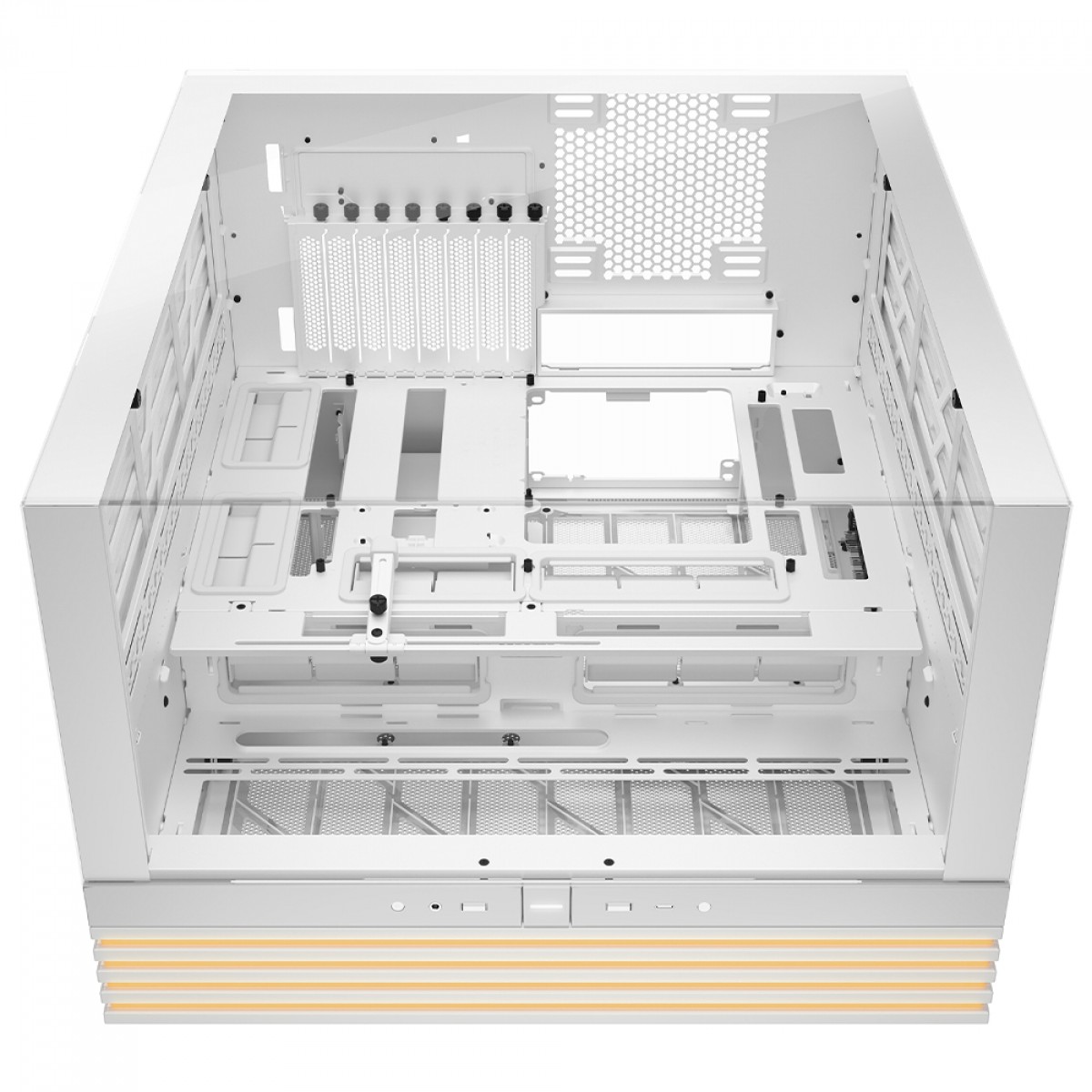 Gabinete Gamer Be Quiet Light Base 900 DX, ARGB, Full Tower, EATX, Vidro Temperado, Sem Fans, Branco, BGW70