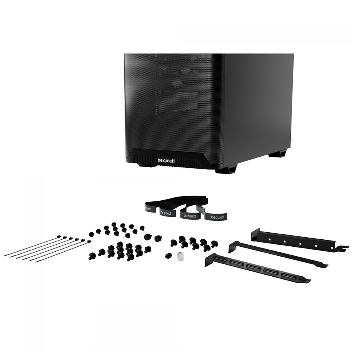 Gabinete Gamer Be Quiet Pure Base 501 Airflow, Mid Tower, ATX, Sem Fonte, Com 2 Fans, Preto, BG074