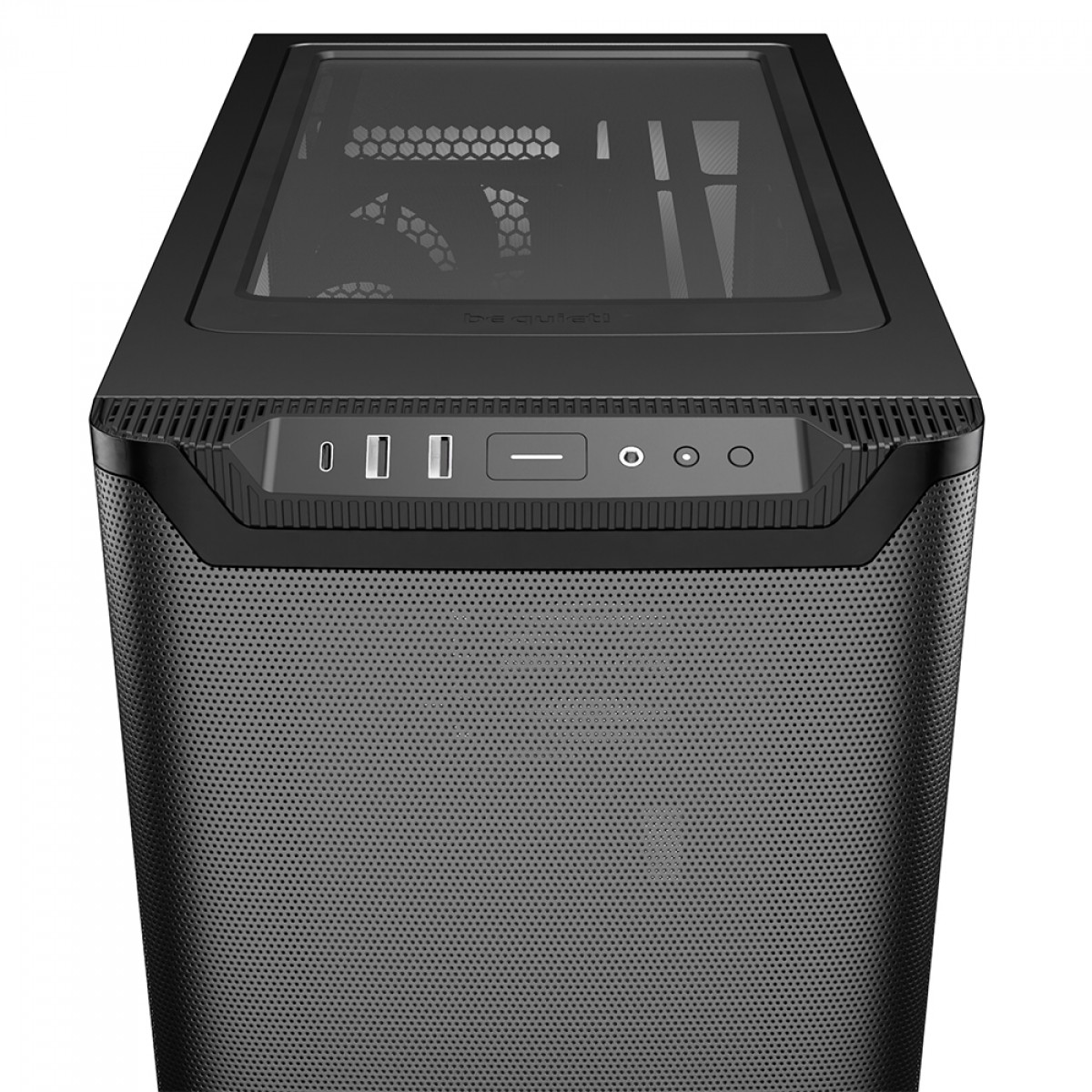 Gabinete Gamer Be Quiet Pure Base 501 Airflow, Mid Tower, ATX, Sem Fonte, Com 2 Fans, Preto, BG074