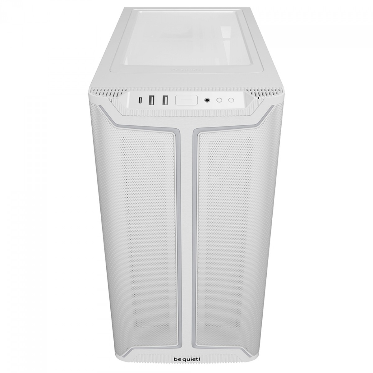 Gabinete Gamer Be Quiet Pure Base 501 DX, ARGB, Mid Tower, Vidro Temperado, ATX, Sem Fonte, Com 3 Fans, Branco, BGW77