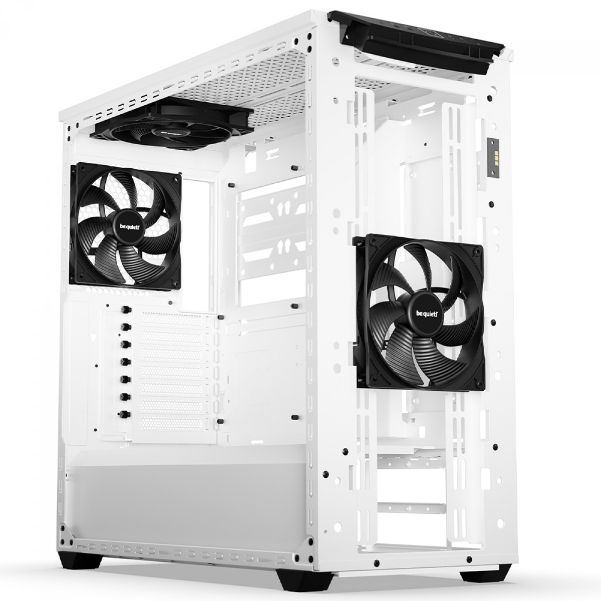 Gabinete Gamer Be Quiet Shadow Base 800 DX, Mid Tower, EATX, ARGB, Vidro Temperado, Com 3 Fans, Branco, BGW62