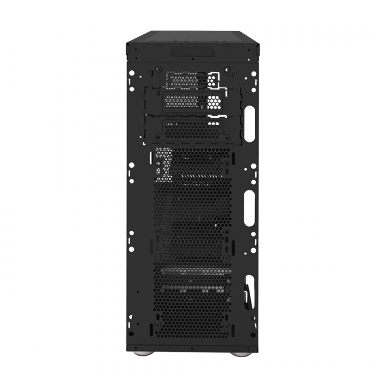 Gabinete Gamer Bluecase BG-007, Mid Tower, S-Fan, Vidro Temperado, Black, S-Fonte