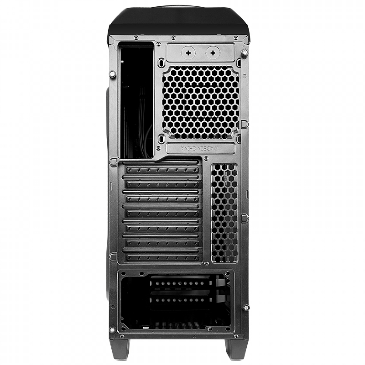 Gabinete Gamer Bluecase BG-024, Mid Tower, S-Fan, Black, S-Fonte