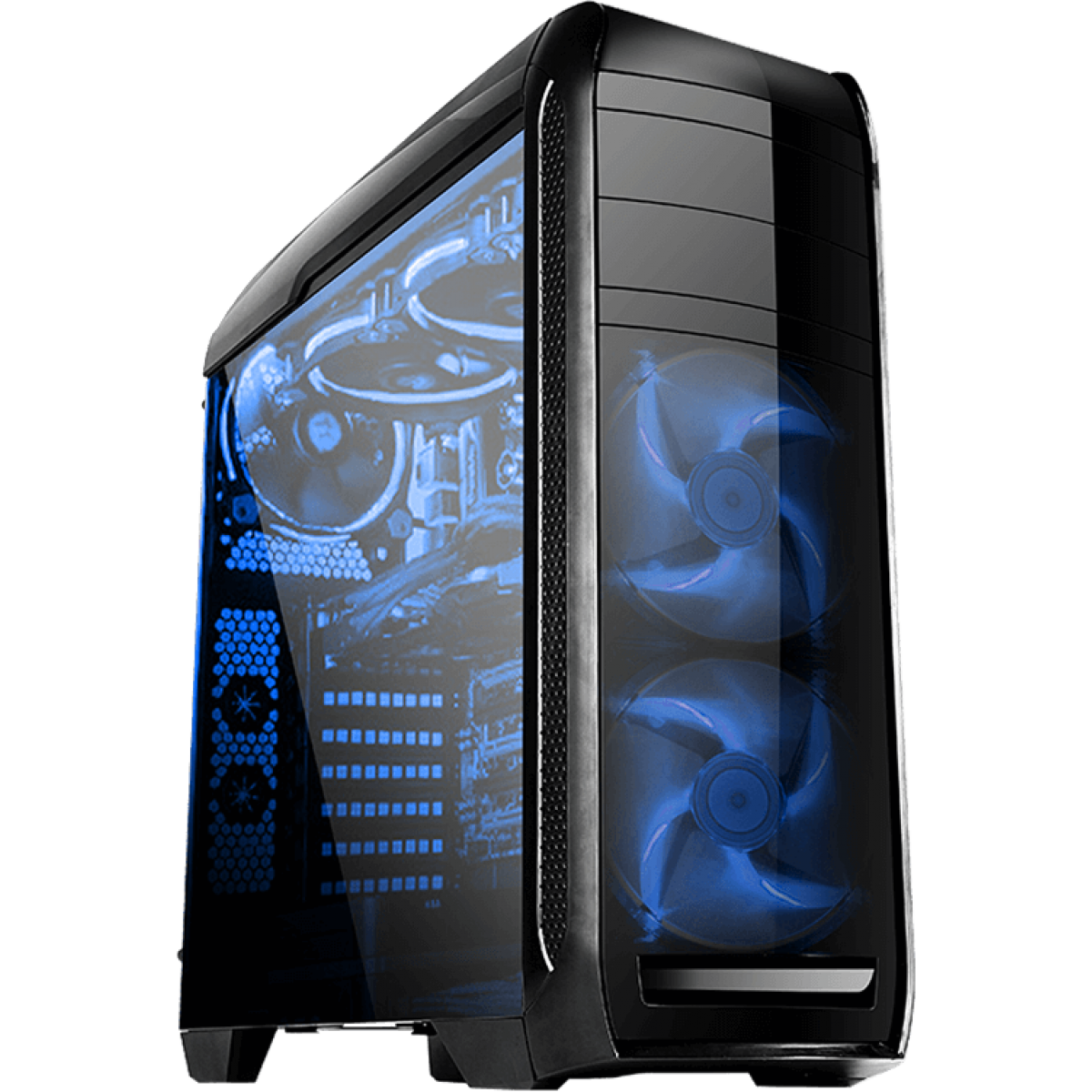 Gabinete Gamer Bluecase BG-025 Lateral em Vidro Temperado USB 3.0 Mid Tower