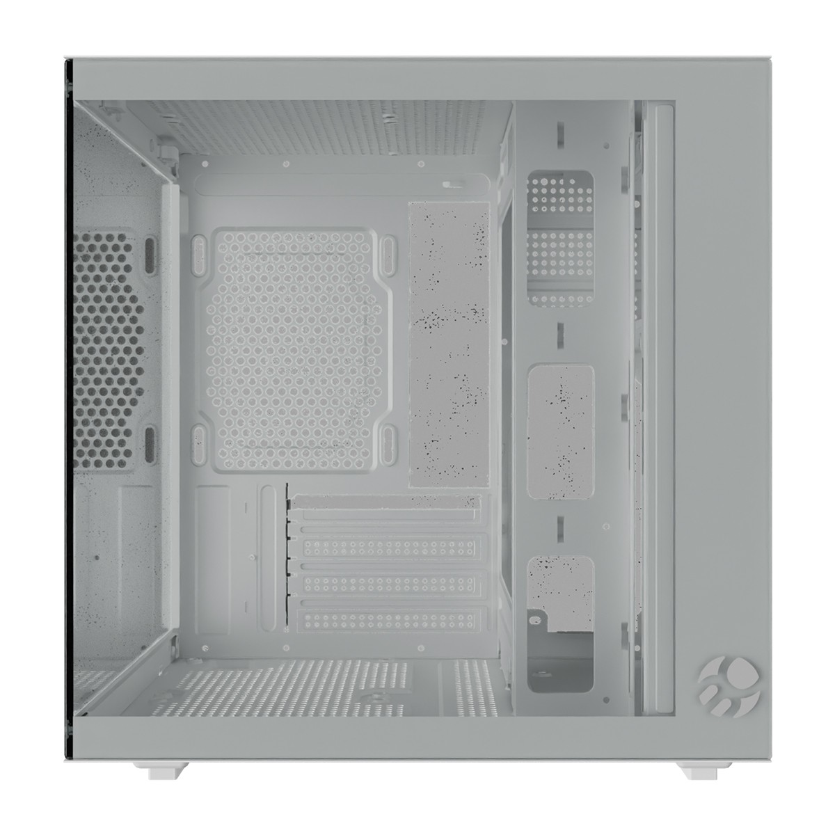 Gabinete Gamer Bluecase BG-066 LITE, Mid Tower, Vidro Temperado, M-ATX, Branco, Sem Fans