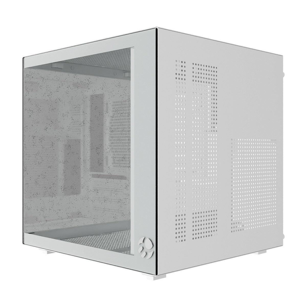 Gabinete Gamer Bluecase BG-066 LITE, Mid Tower, Vidro Temperado, M-ATX, Branco, Sem Fans