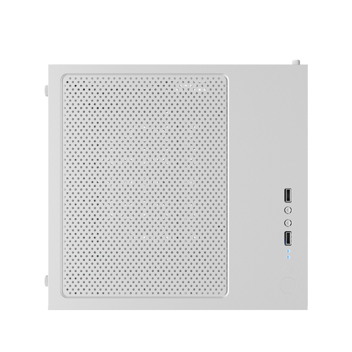 Gabinete Gamer Bluecase BG-066 LITE, Mid Tower, Vidro Temperado, M-ATX, Branco, Sem Fans