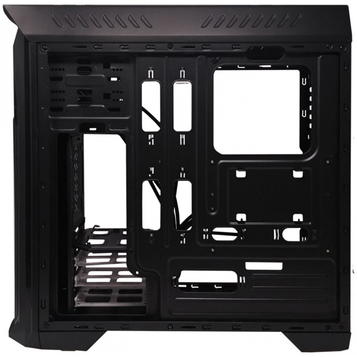 Gabinete Gamer Bluecase BG-110, Mid Tower, S-Fan, Lateral em Acrílico, Black, S-Fonte, 03888-MIKB 