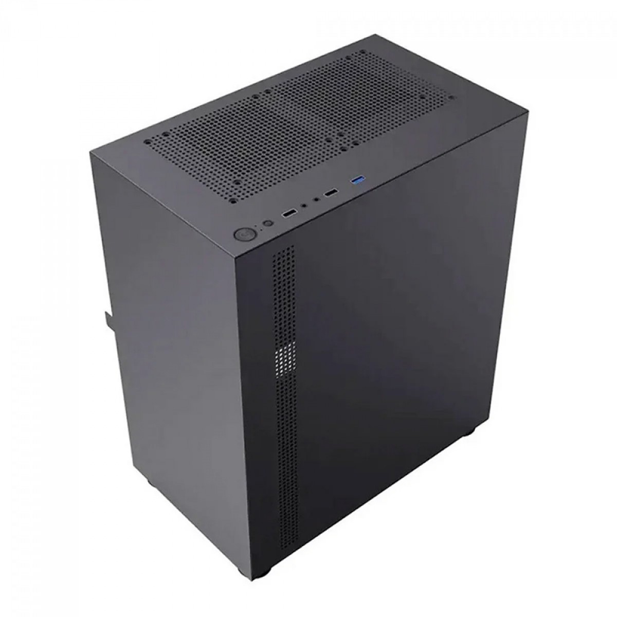 Gabinete Gamer BRX Blazer, Mid Tower, Vidro Temperado, M-ATX, Sem Fans, Preto, CA-033