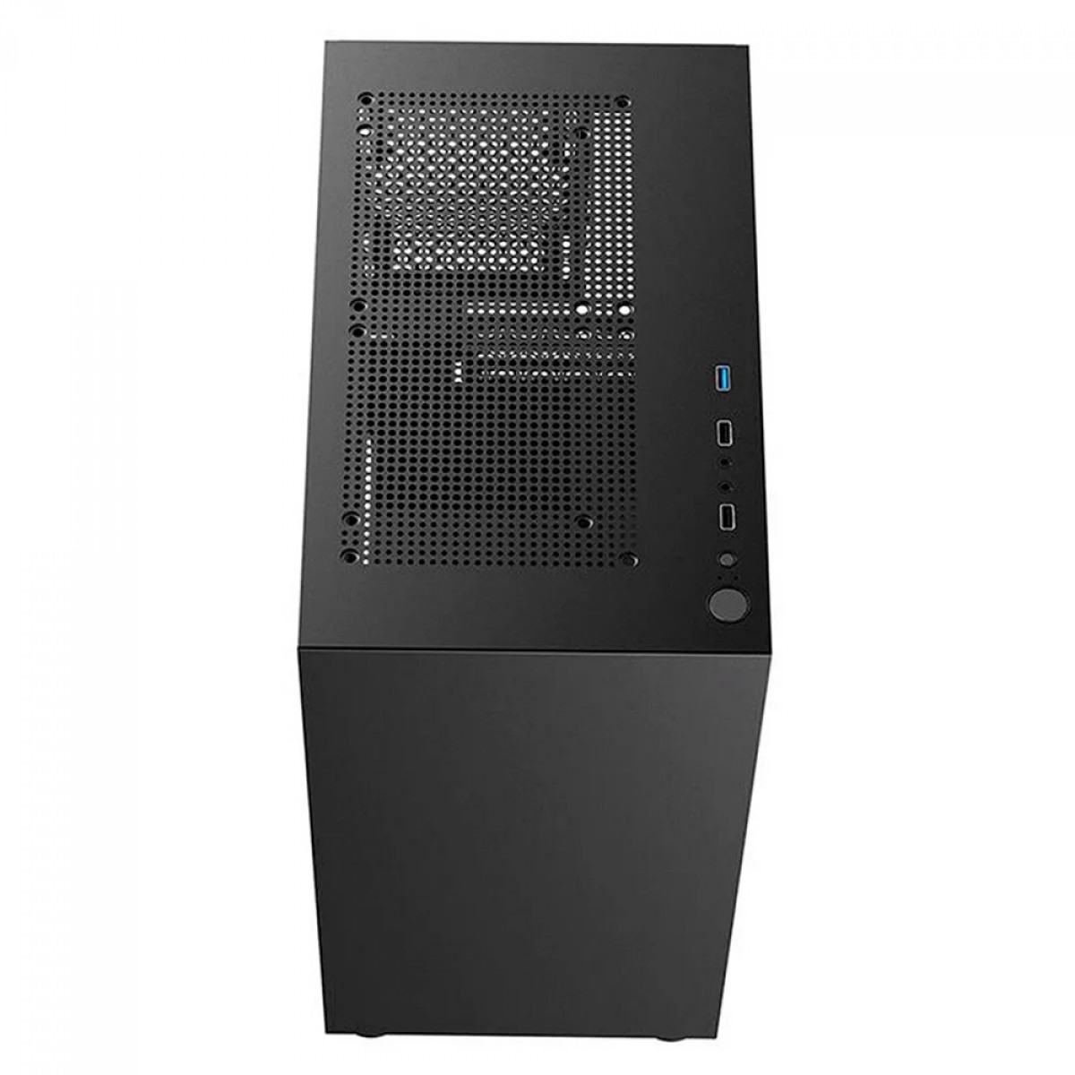 Gabinete Gamer BRX Blazer, Mid Tower, Vidro Temperado, M-ATX, Sem Fans, Preto, CA-033