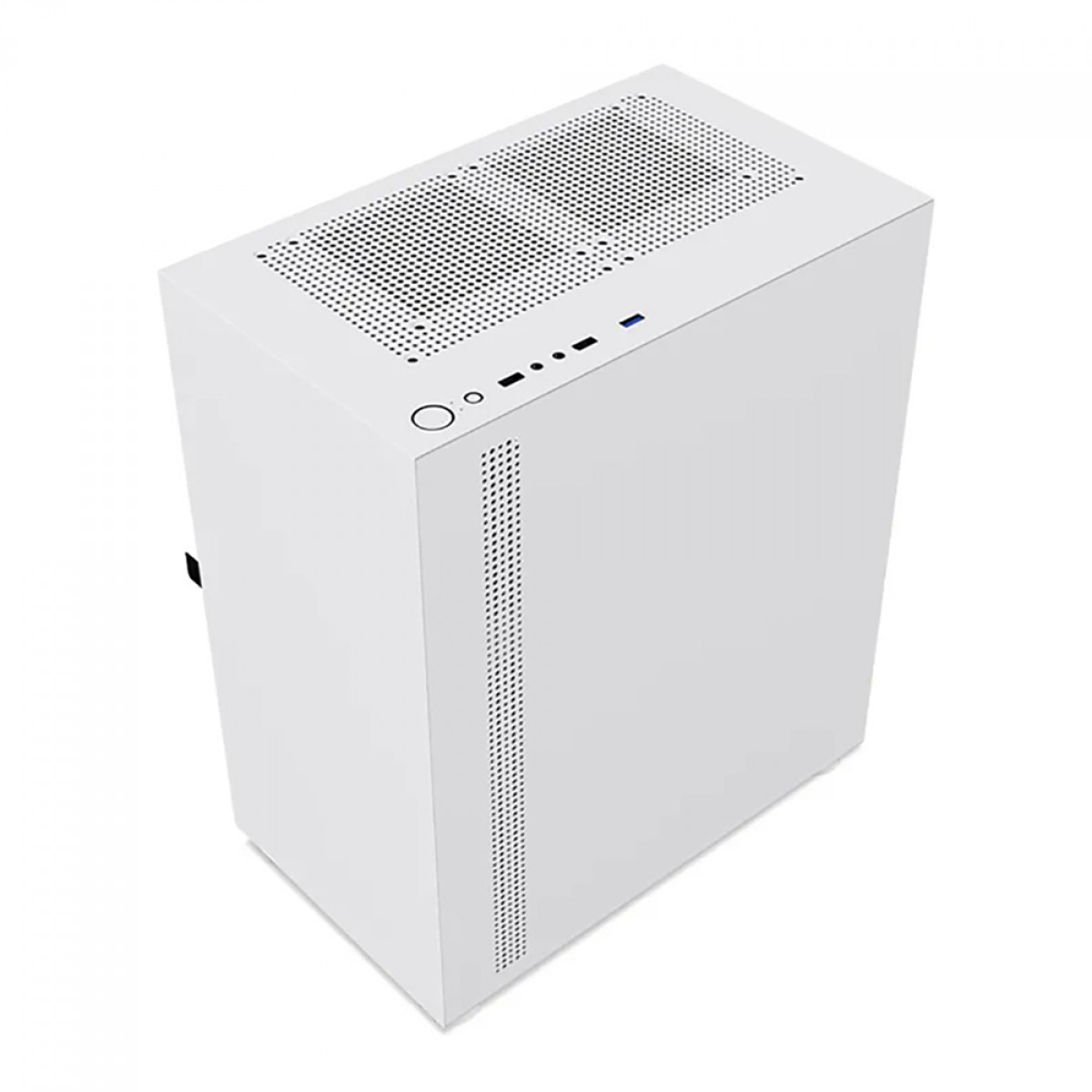 Gabinete Gamer BRX Blazer White, Mid Tower, Vidro Temperado, M-ATX, Sem fan, Branco, CA-035