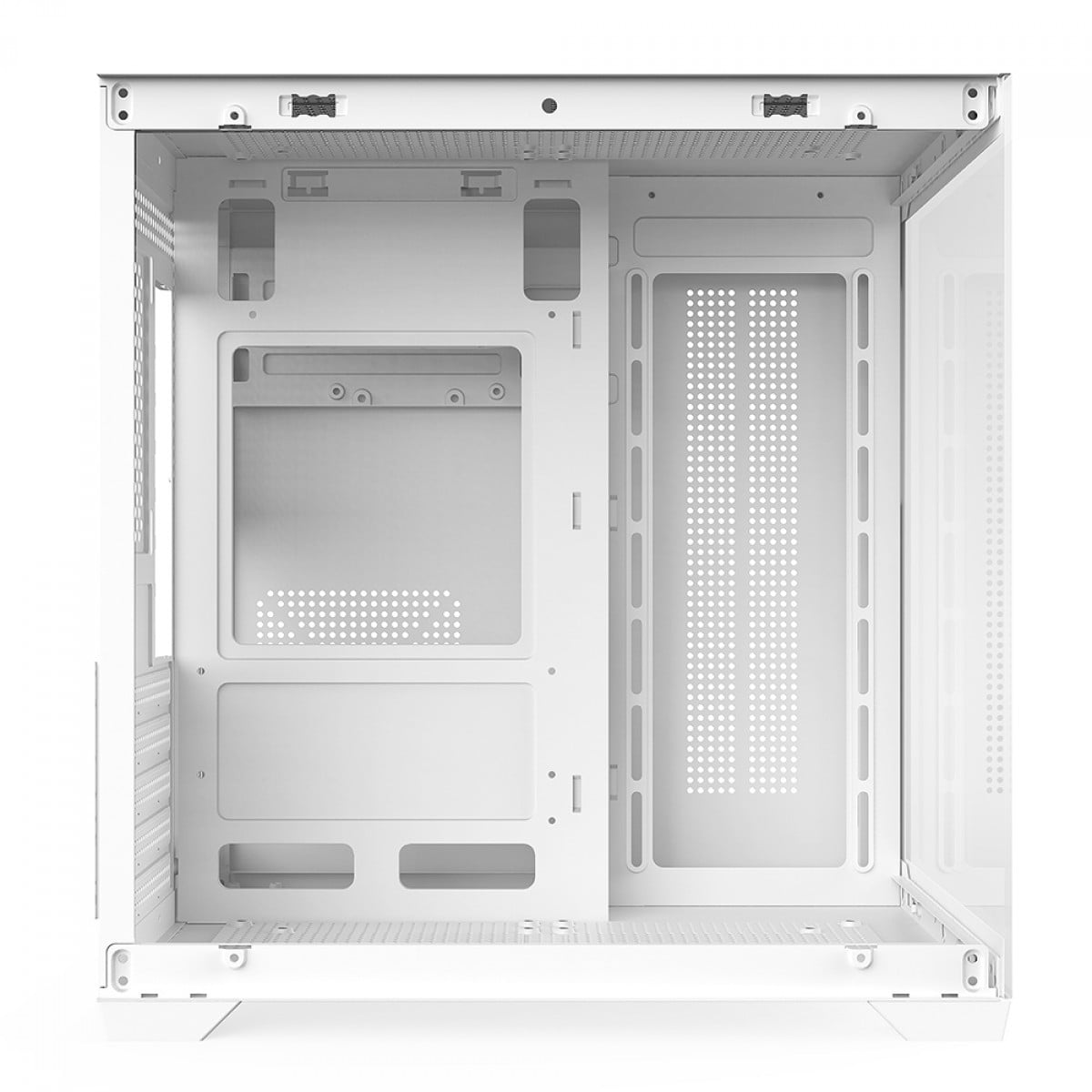 Gabinete Gamer BRX Xtreme Glacier, Mid Tower, Vidro Temperado, Com 3 Fans, Branco, R41W