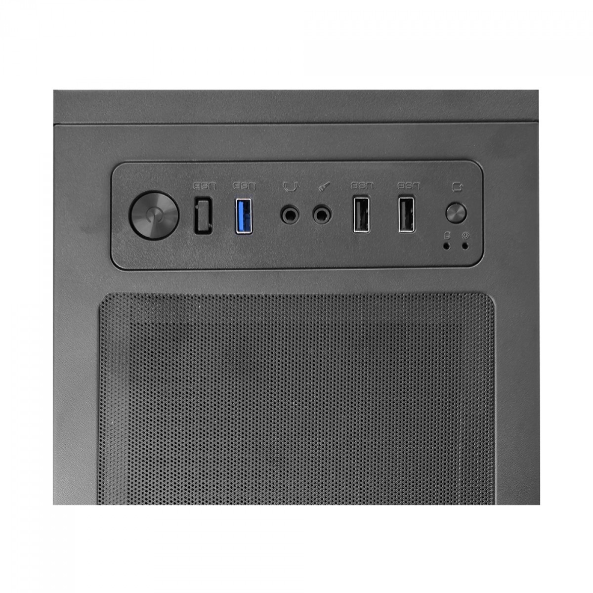 Gabinete Gamer BRX Zephyra CA-056, Mid Tower, Vidro Temperado, ATX, Preto, Com 3 Fans, Sem Fonte