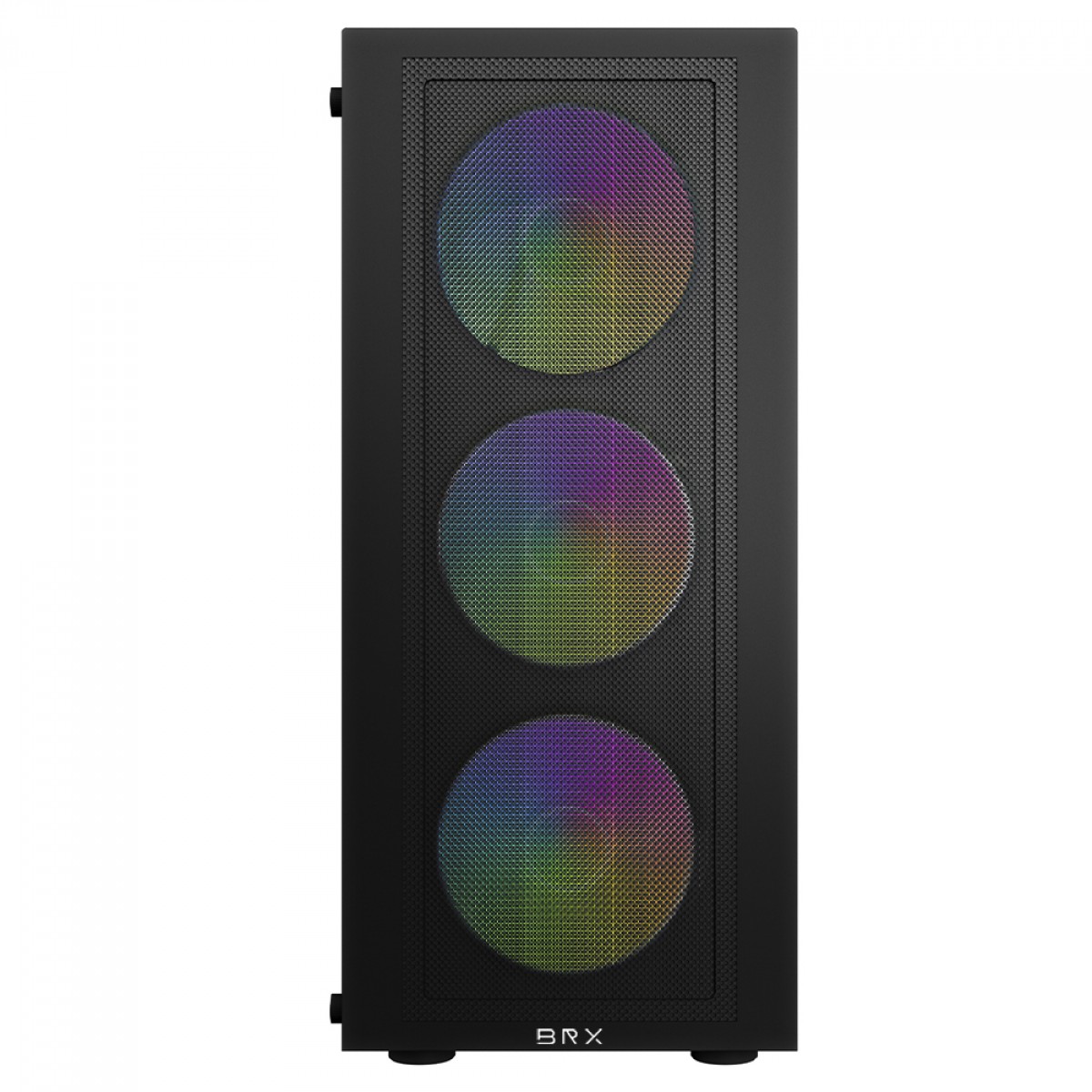 Gabinete Gamer BRX Zephyra CA-056, Mid Tower, Vidro Temperado, ATX, Preto, Com 3 Fans, Sem Fonte