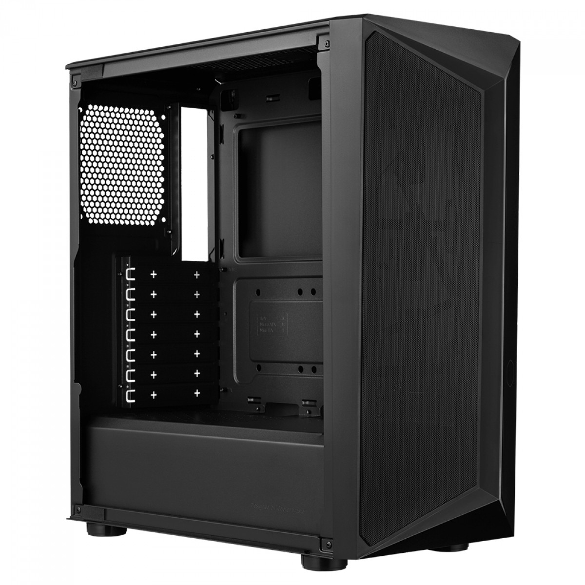 Gabinete Gamer Cooler Master CMP 510, Mid Tower, RGB, Vidro Temperado, Black, Sem Fonte, Com 3 Fans, CP510-KGNN-S02