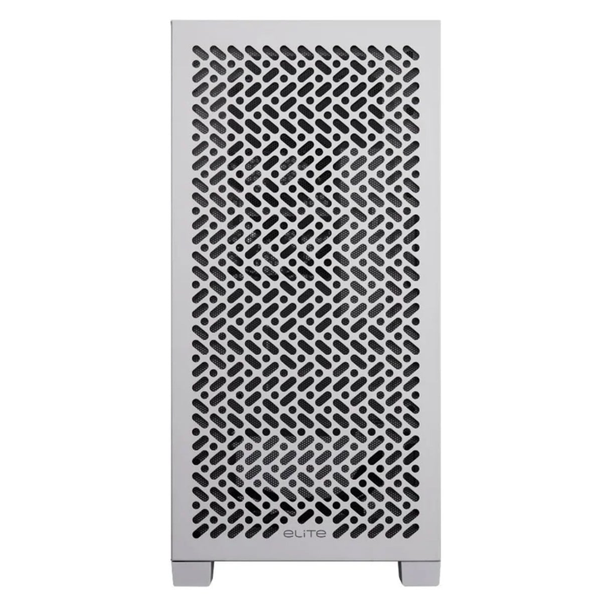 Gabinete Gamer Cooler Master Elite 302, ARGB, Vidro Temperado, Mid Tower, mATX, Com 3 Fans, Branco, E302-WGNN-SAZ