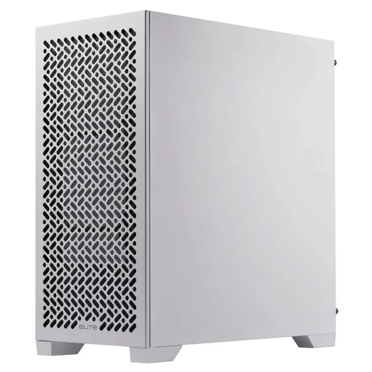 Gabinete Gamer Cooler Master Elite 302, ARGB, Vidro Temperado, Mid Tower, mATX, Com 3 Fans, Branco, E302-WGNN-SAZ
