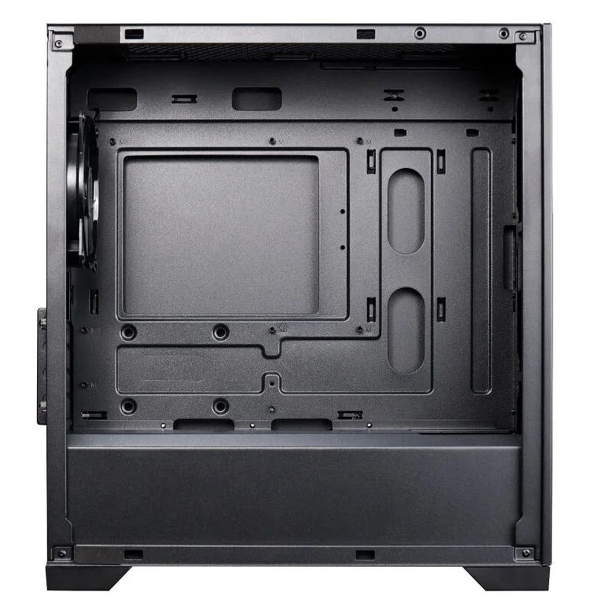 Gabinete Gamer Cooler Master Elite 302, ARGB, Vidro Temperado, Mid Tower, mATX, Com 3 Fans, Preto, E302-KGNN-S00