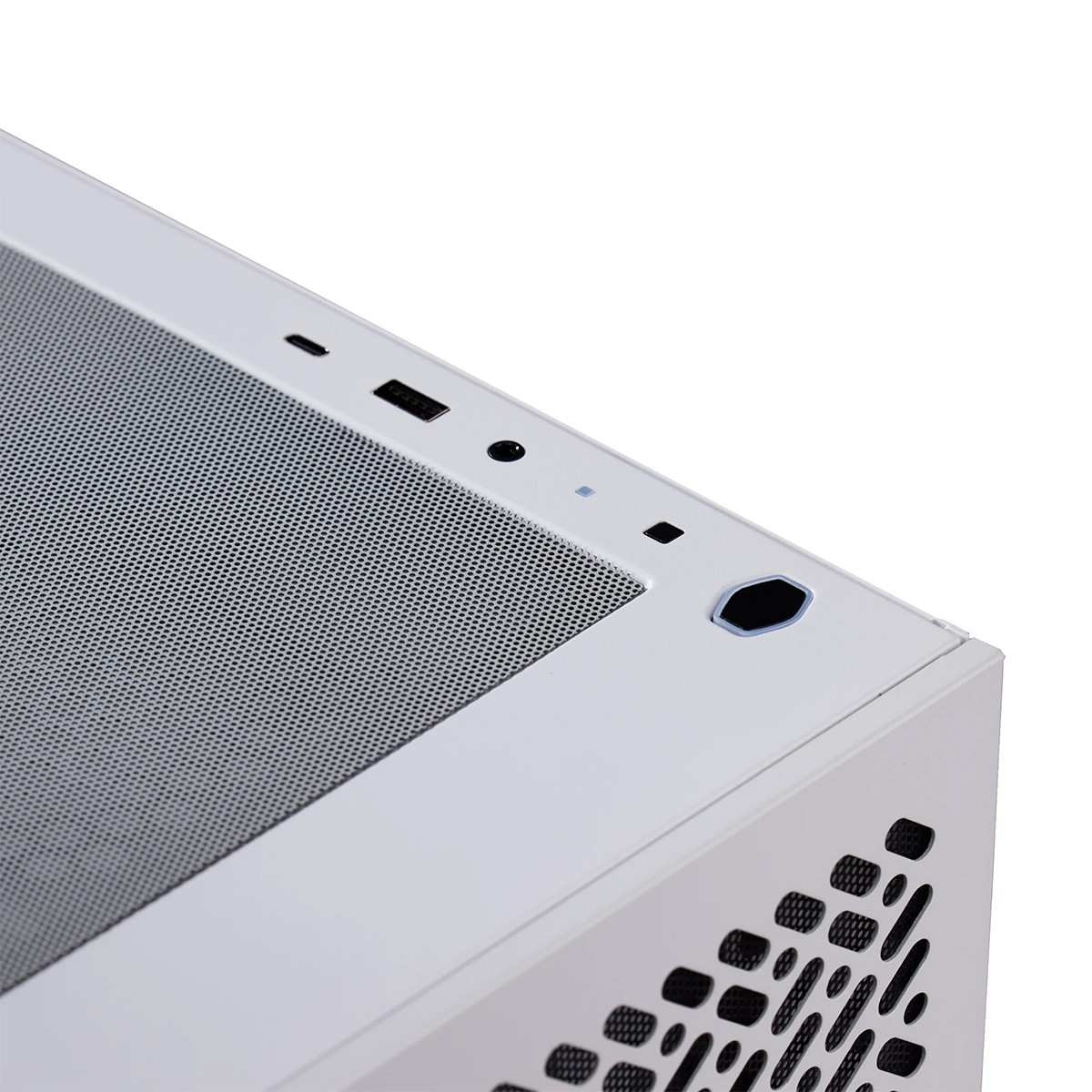 Gabinete Gamer Cooler Master Elite 302 Lite, Vidro Temperado, Mid Tower, mATX, Com 1 Fans, Branco, E302L-WGNN-S00