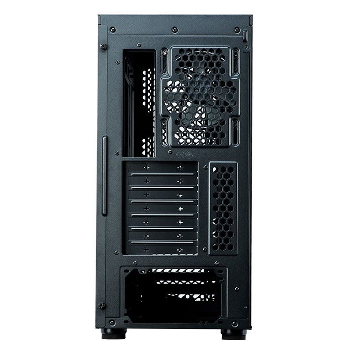Gabinete Gamer Cooler Master Elite 502 Lite, Vidro Temperado, Mid Tower, ATX, Com 1 Fan, Preto, E502L-KGNN-S00
