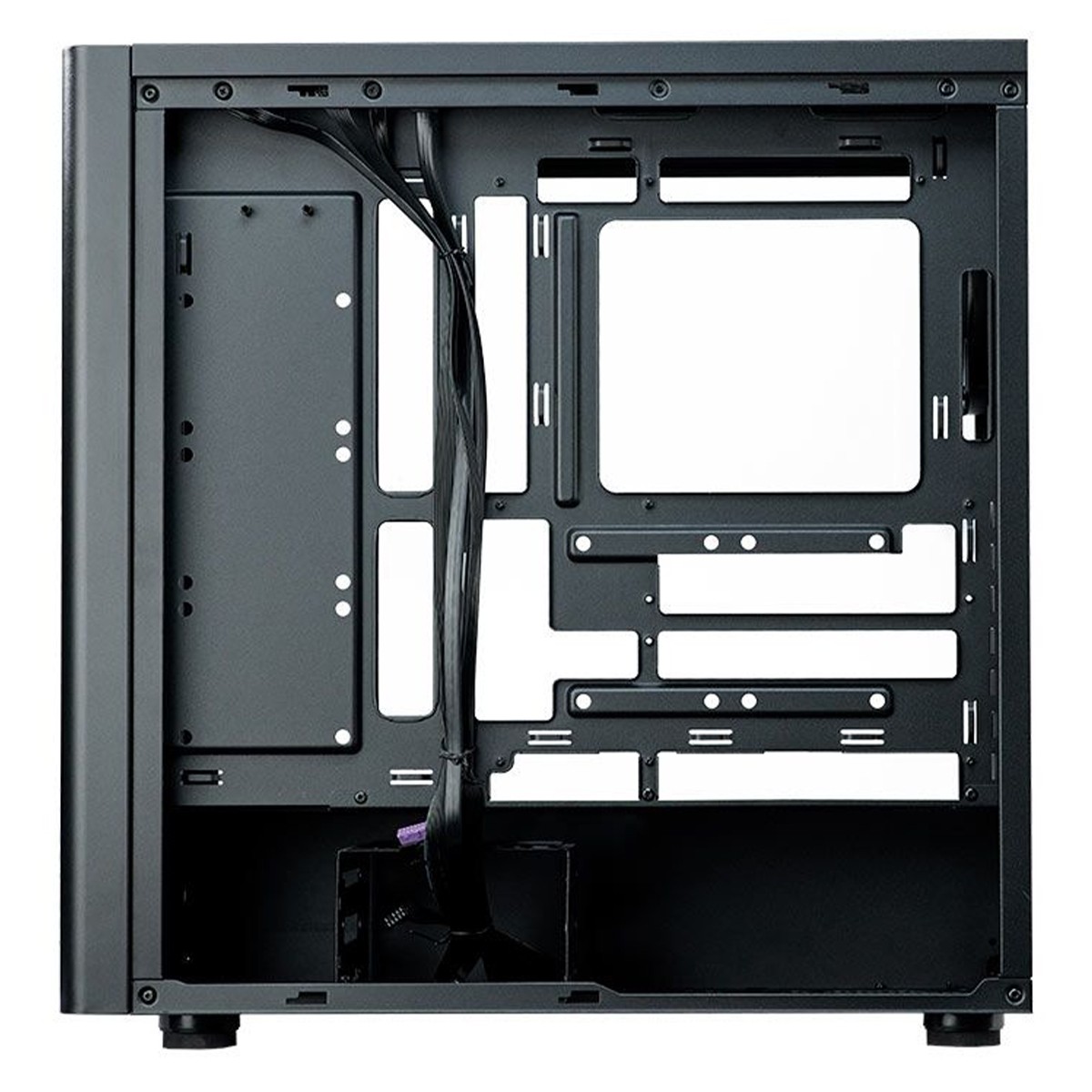 Gabinete Gamer Cooler Master Elite 502 Lite, Vidro Temperado, Mid Tower, ATX, Com 1 Fan, Preto, E502L-KGNN-S00