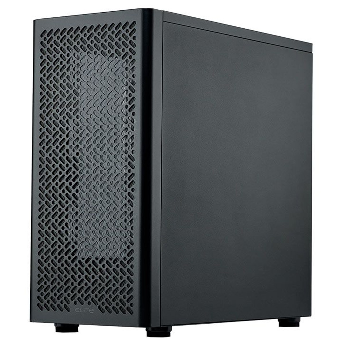 Gabinete Gamer Cooler Master Elite 502 Lite, Vidro Temperado, Mid Tower, ATX, Com 1 Fan, Preto, E502L-KGNN-S00
