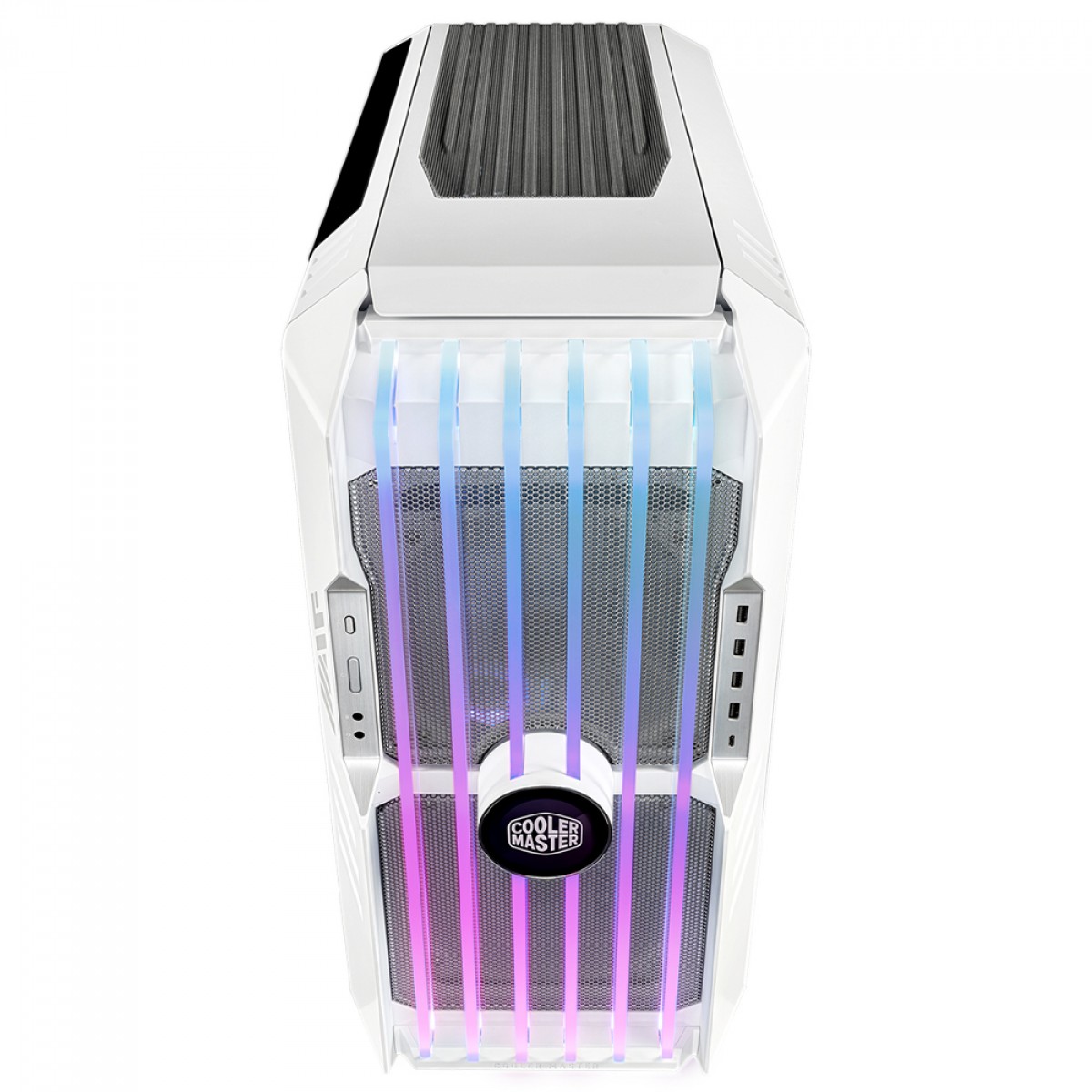 Gabinete Gamer Cooler Master HAF 700 EVO, Full Tower, Vidro Temperado, Sem Fonte, Com 5 Fans, Branco, H700E-WGNN-S00