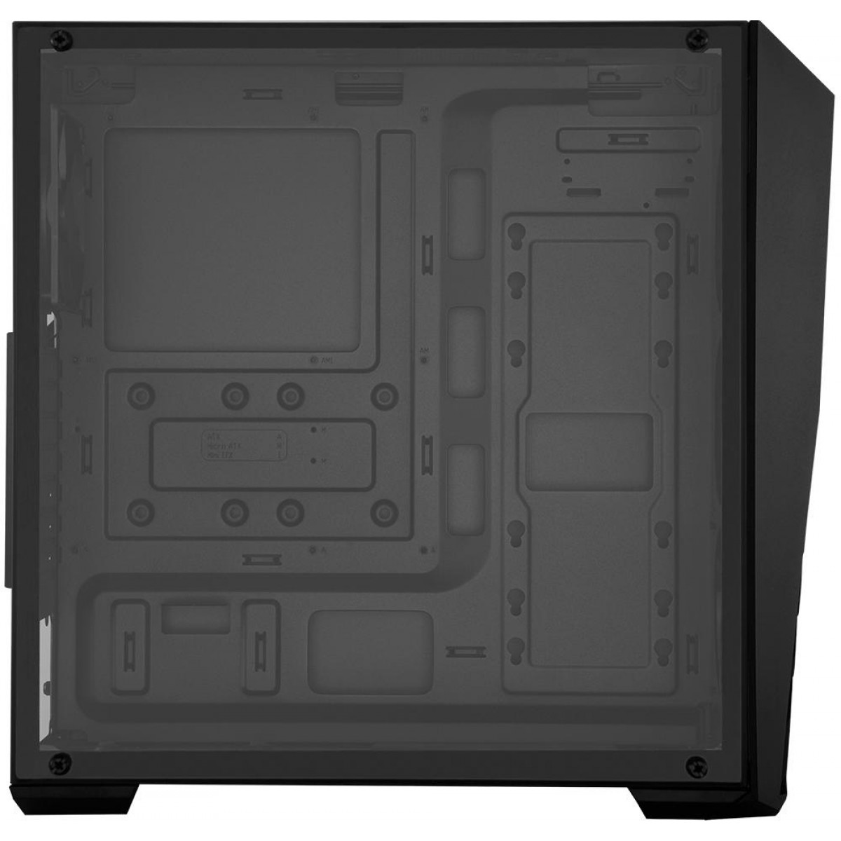 Gabinete Gamer Cooler Master K501L RGB, Mid Tower, Com 2 Fan, Black, S-Fonte, MCB-K501L-KGNN-SR1 - Open Box