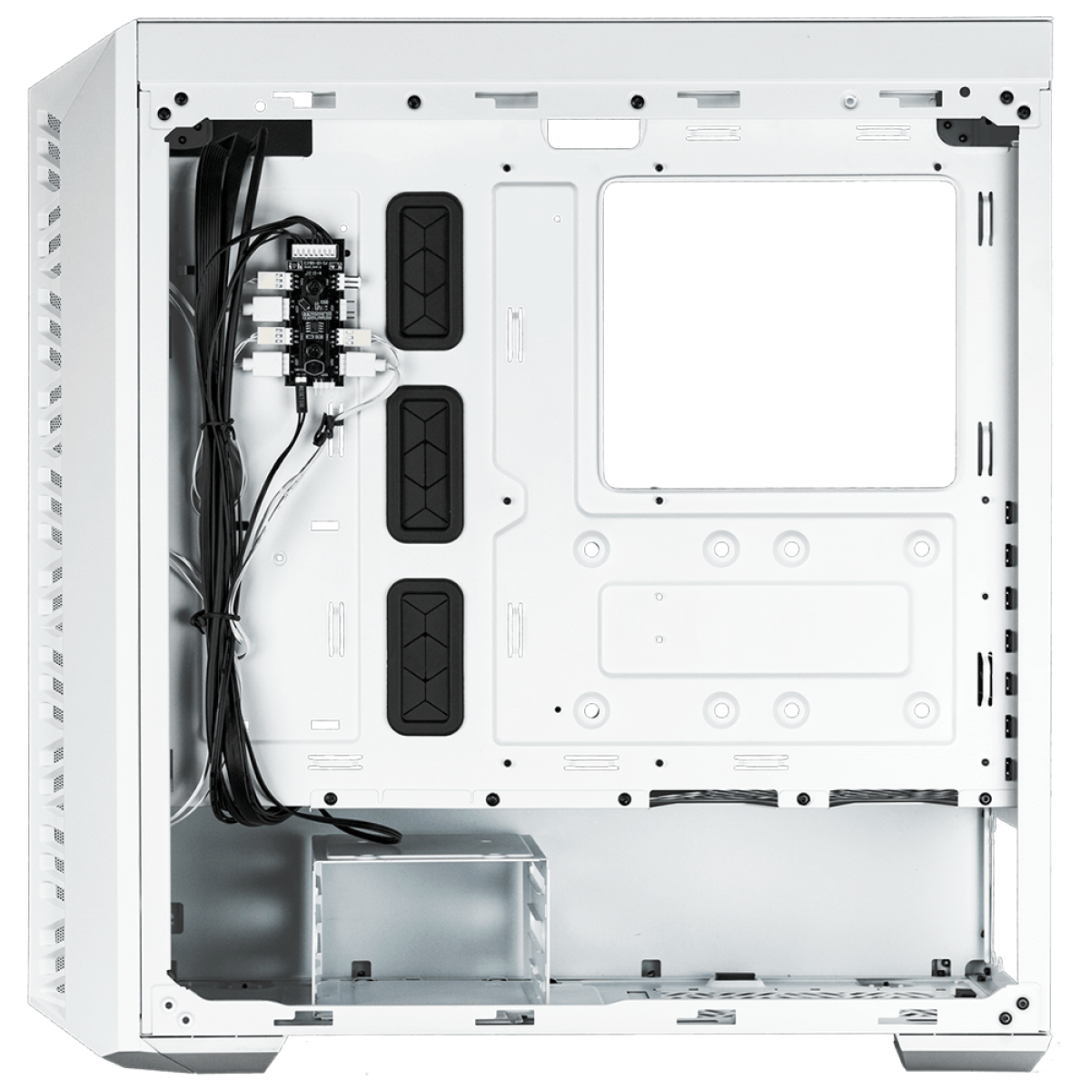 Case PC Cooler Master MasterBox 520, Mid-tower ATX, Con 4 Ventole ARGB, Pannello Frontale E Laterale In Vetro Temperato - Nero