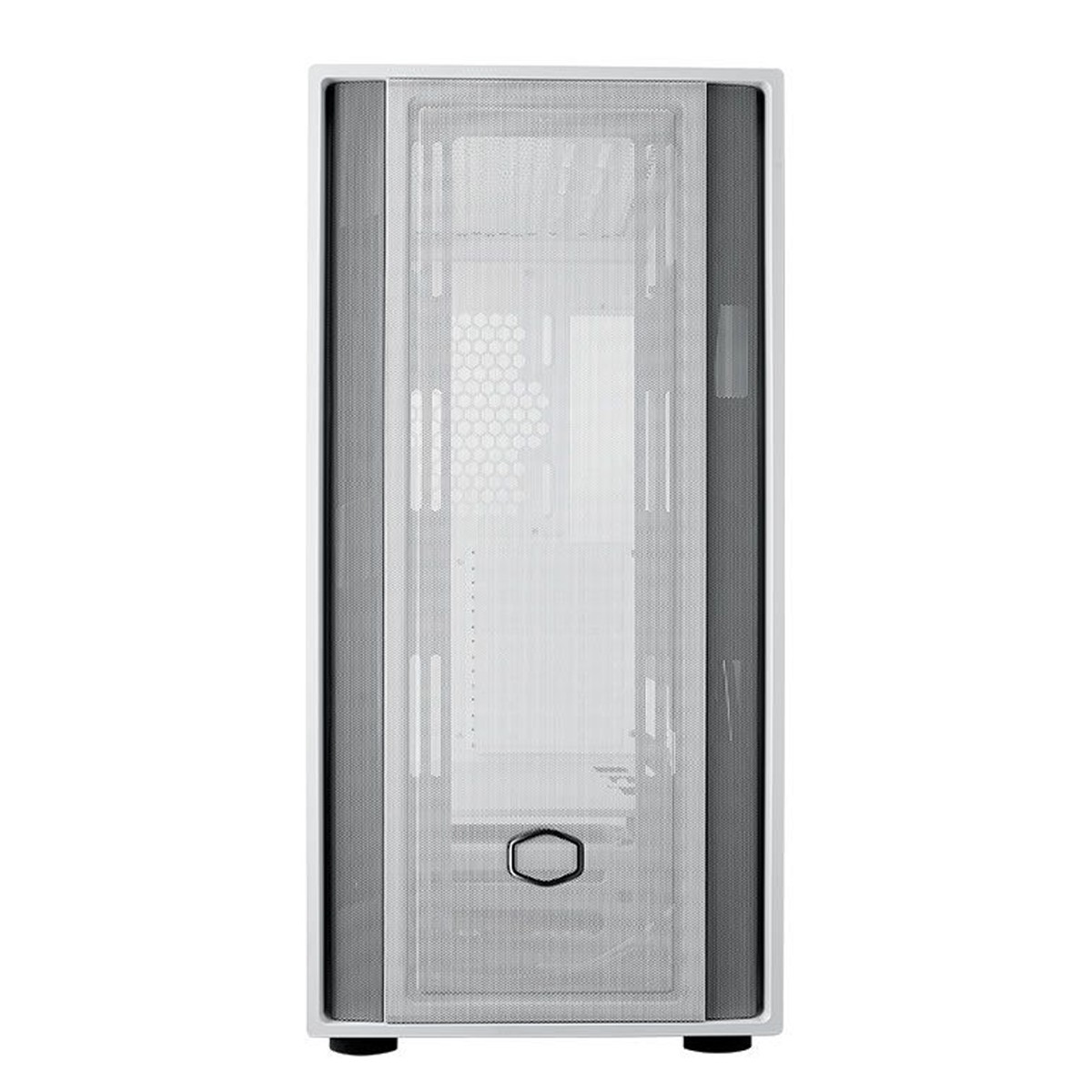 Gabinete Gamer Cooler Master MasterBox 600 Lite, Mid-Tower, Vidro Temperado, ATX, Branco, Sem Fans, MB600L-WGNN-S00