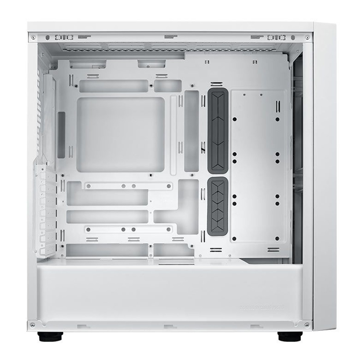 Gabinete Gamer Cooler Master MasterBox 600 Lite, Mid-Tower, Vidro Temperado, ATX, Branco, Sem Fans, MB600L-WGNN-S00
