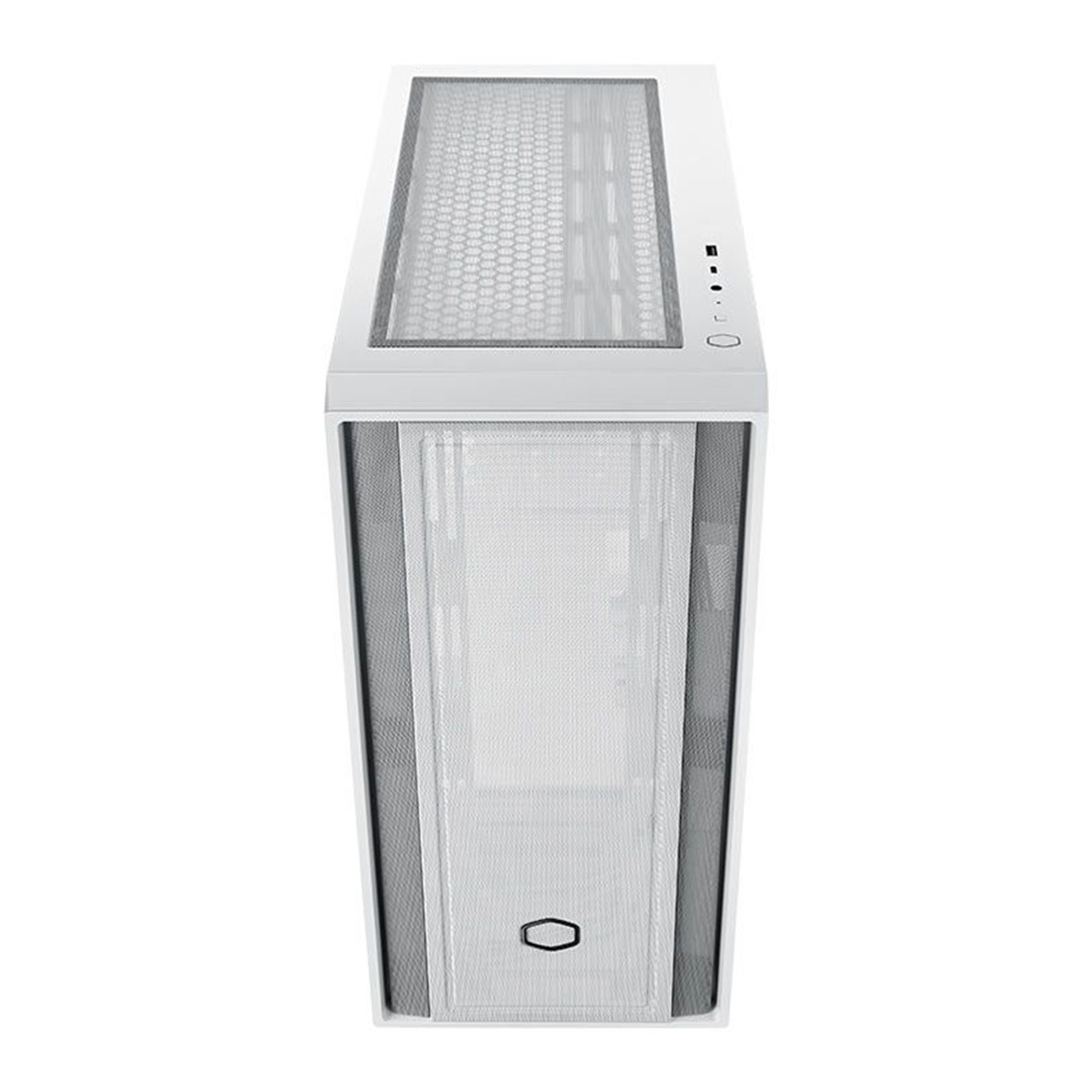 Gabinete Gamer Cooler Master MasterBox 600 Lite, Mid-Tower, Vidro Temperado, ATX, Branco, Sem Fans, MB600L-WGNN-S00