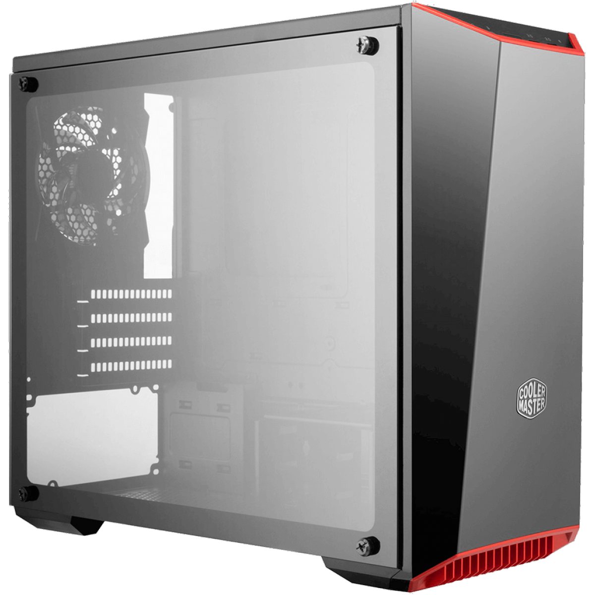 Gabinete Gamer Cooler Master, Masterbox Lite 3.1 TG, Mini Tower, Vidro Temperado, Black, Sem Fonte, Com 1 Fan