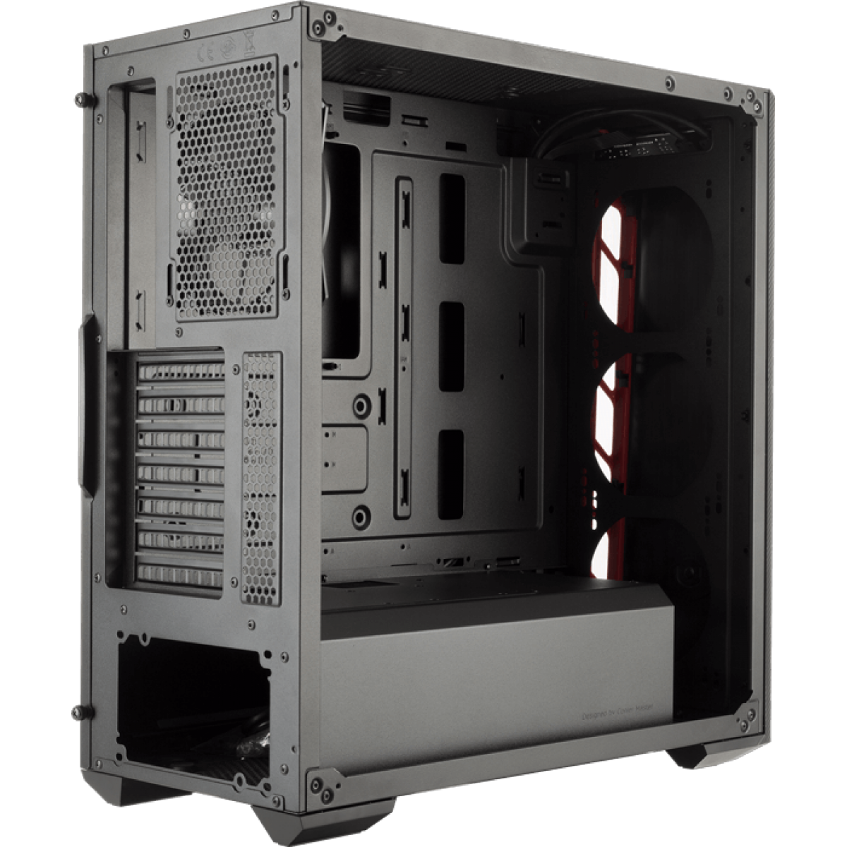 Gabinete Gamer Cooler Master Masterbox MB510L, Mid Tower, Black, Sem Fonte, Com 1 Fan, MCB-B510L-KANN-S00