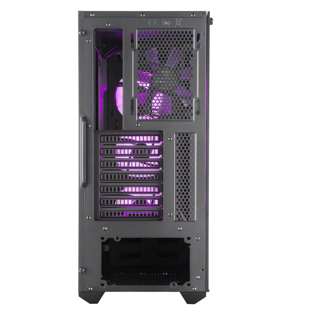 Gabinete Gamer Cooler Master Masterbox MB520 RGB, Mid Tower, Black, MCB-B520-KGNN-RGB, Sem Fonte, Com 4 Fans