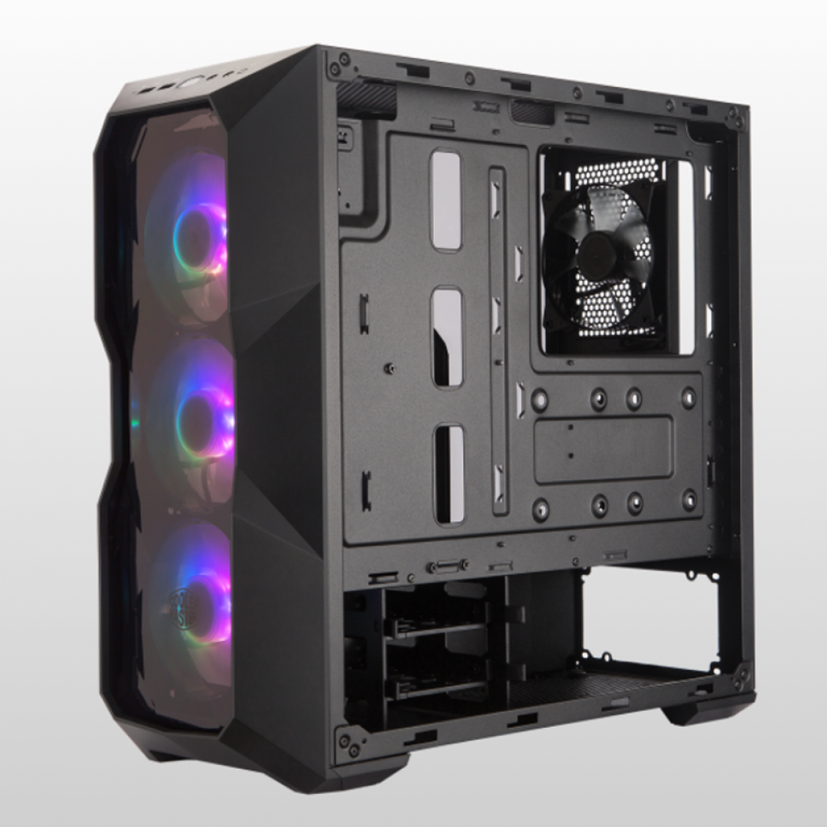 Gabinete Gamer Cooler Master Masterbox TD500 ARGB, Mid Tower, Black, Sem Fonte, Com 4 Fans, MCB-D500D-KANN-S01