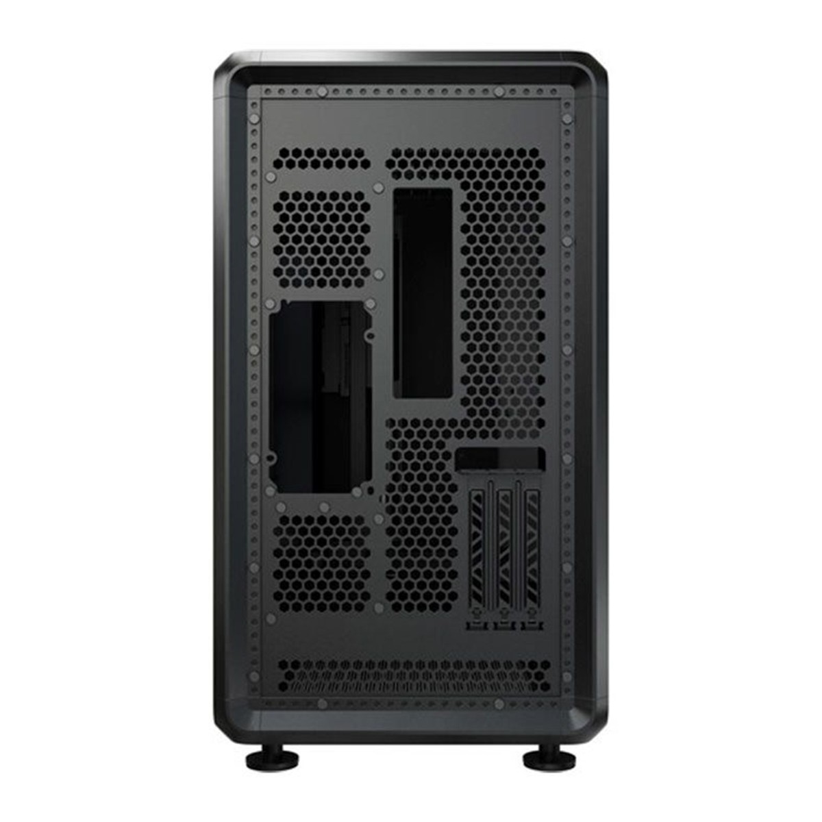 Gabinete Gamer Cooler Master MasterFrame 360 Stage, ARGB, Display LCD, Vidro Temperado, Mid Tower, ATX, Preto, MF360-KHNN-S02