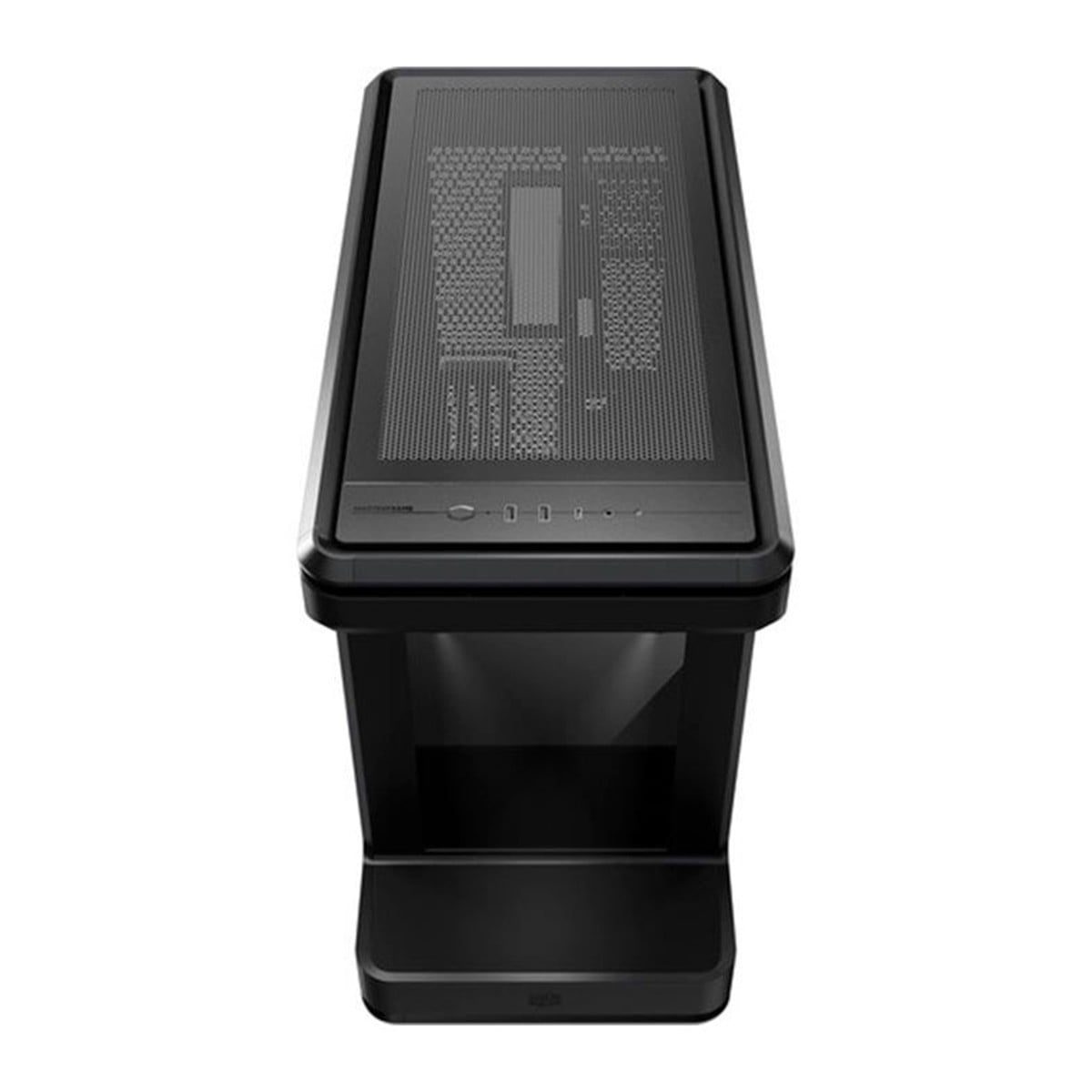 Gabinete Gamer Cooler Master MasterFrame 360 Stage, ARGB, Display LCD, Vidro Temperado, Mid Tower, ATX, Preto, MF360-KHNN-S02