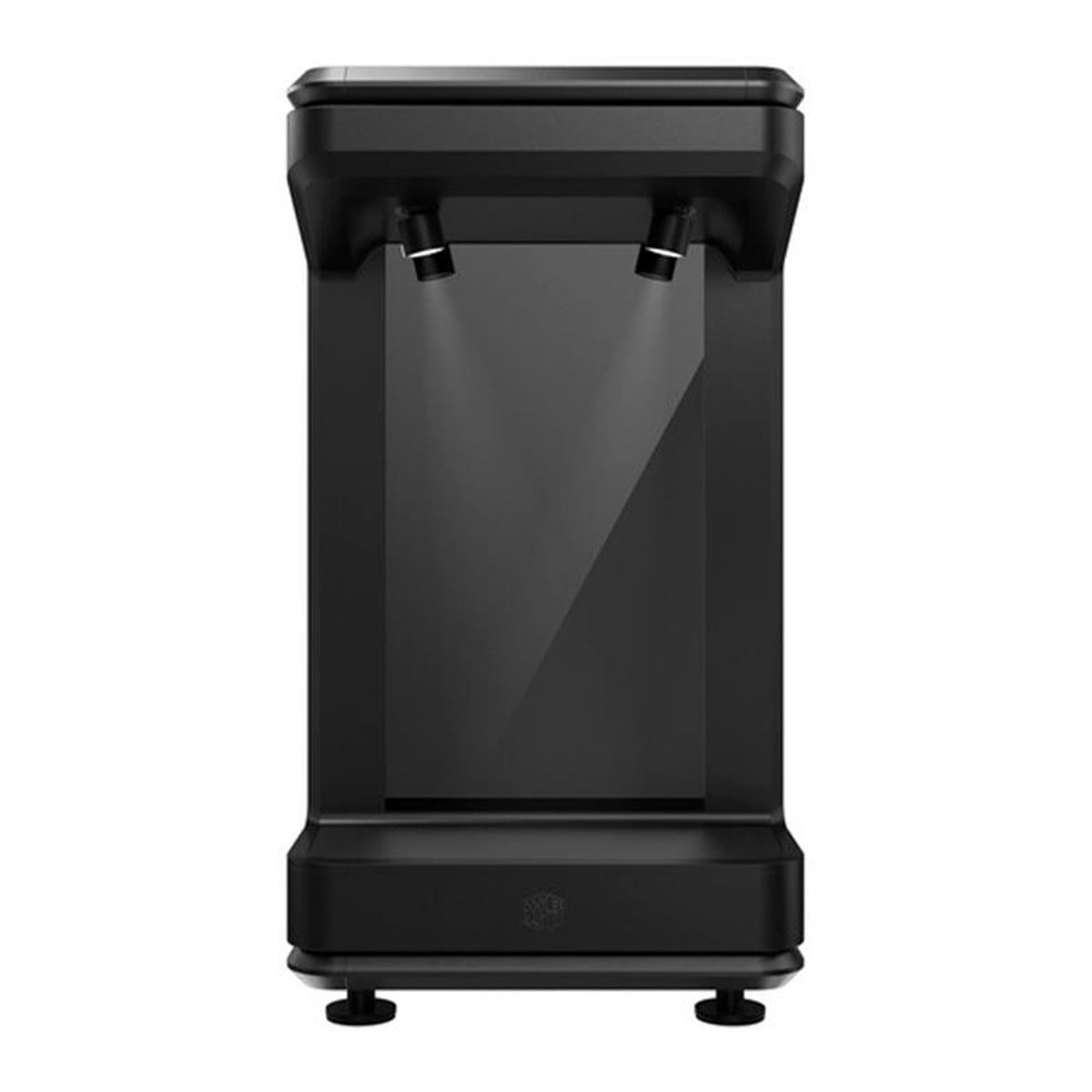 Gabinete Gamer Cooler Master MasterFrame 360 Stage, ARGB, Display LCD, Vidro Temperado, Mid Tower, ATX, Preto, MF360-KHNN-S02