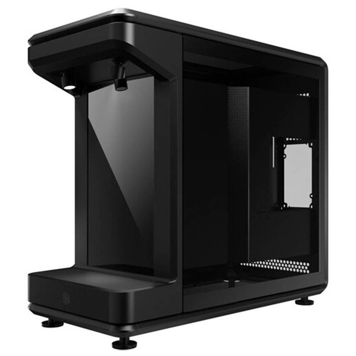 Gabinete Gamer Cooler Master MasterFrame 360 Stage Mirror, ARGB, Vidro Temperado, Mid Tower, ATX, Preto, MF360-KHNN-S01