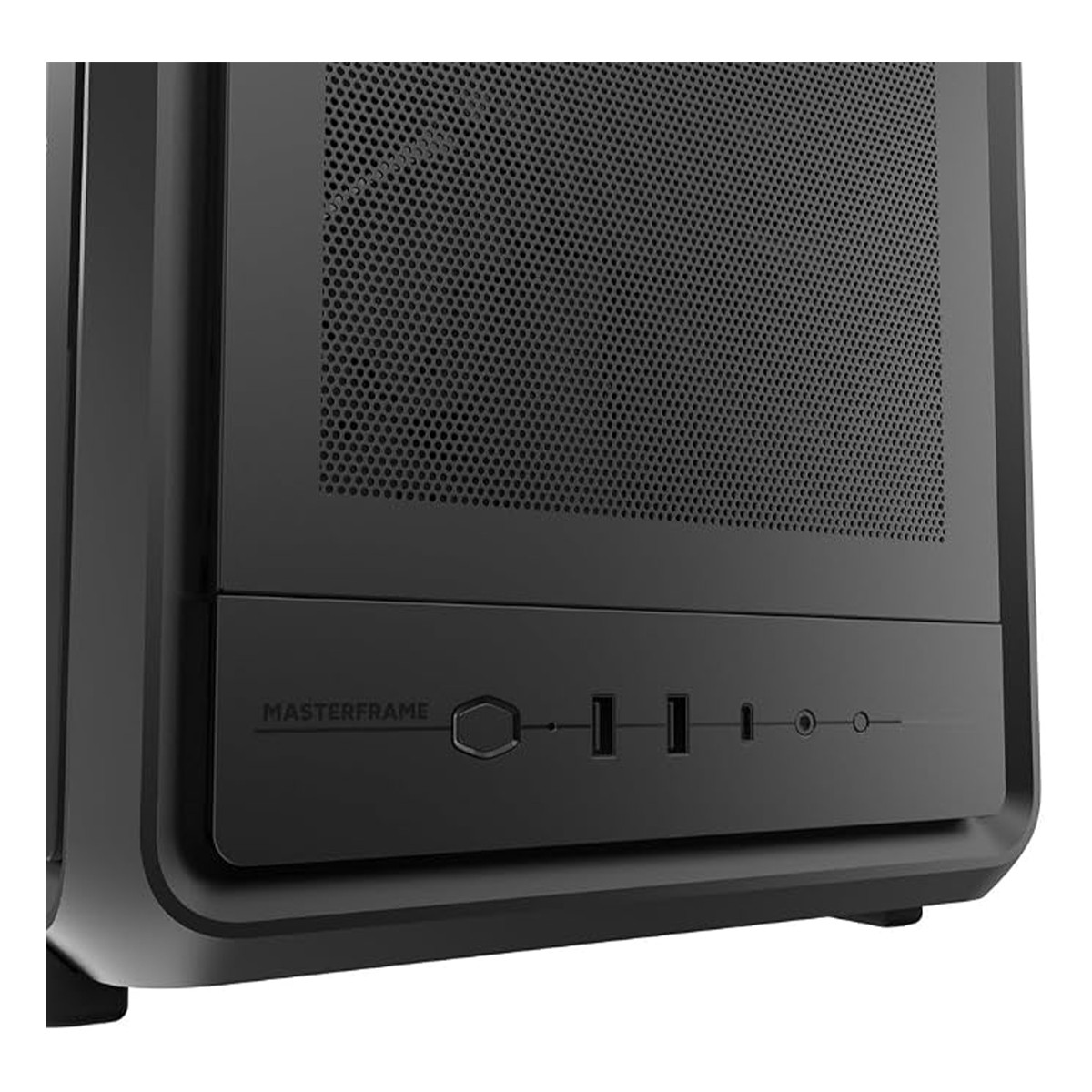 Gabinete Gamer Cooler Master MasterFrame 500 Mesh, Mid-Tower, Vidro Temperado, E-ATX, Preto, Com 3 Fans, MF500M-KHNN-S00
