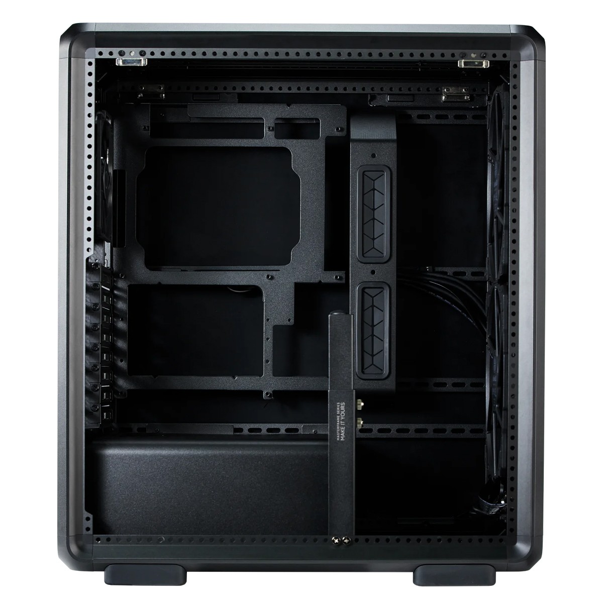 Gabinete Gamer Cooler Master MasterFrame 500 Mesh, Mid-Tower, Vidro Temperado, E-ATX, Preto, Com 3 Fans, MF500M-KHNN-S00