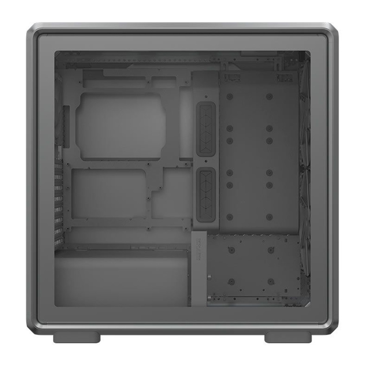 Gabinete Gamer Cooler Master MasterFrame 600 Mesh, ARGB, Mid-Tower, Vidro Temperado, E-ATX, Prata, Com 3 Fans, MF600M-SGNN-S01