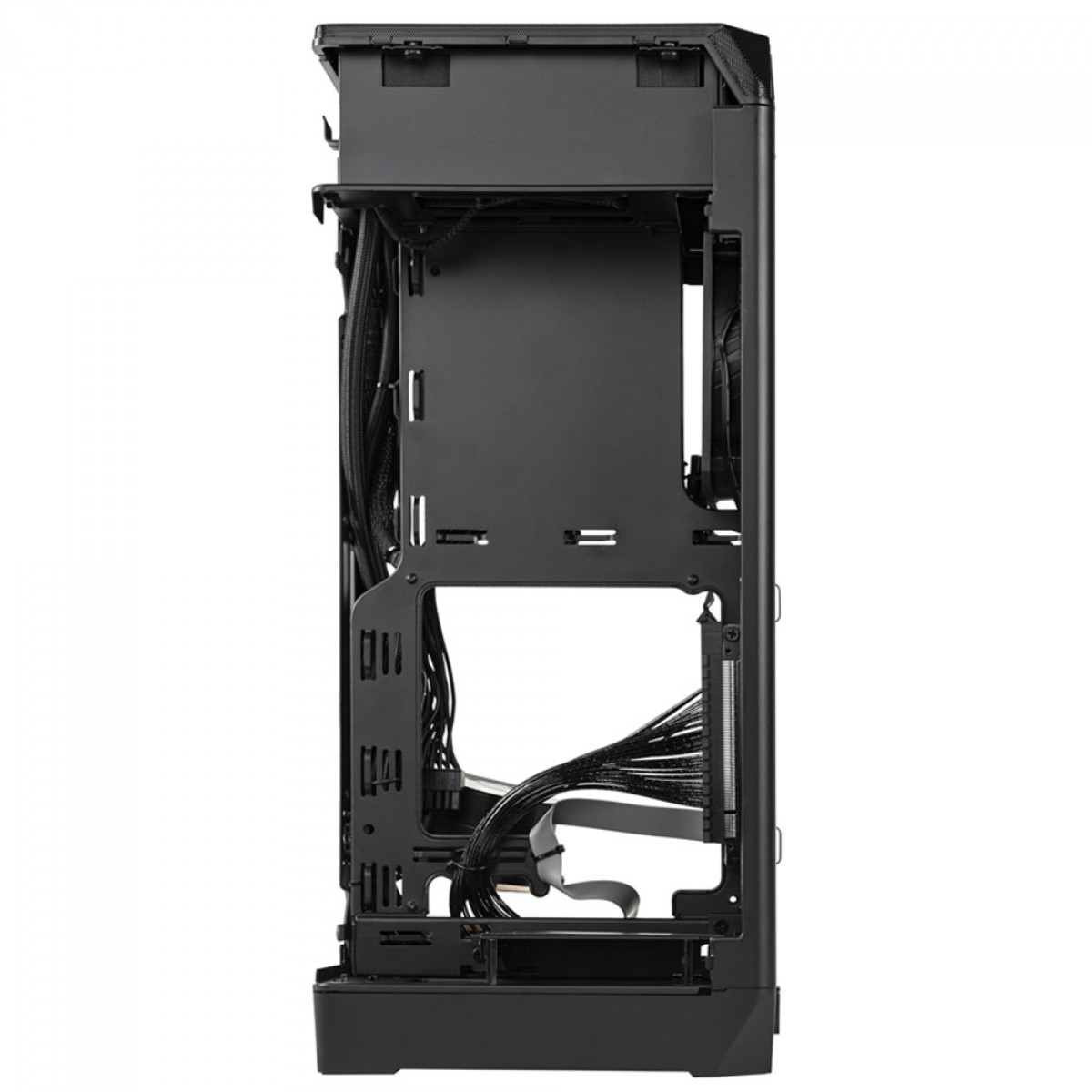 Gabinete Gamer Cooler Master Ncore 100 Max, Mini Tower, Mini ITX, Fonte 850W, Water Cooler 120mm, 1 fan, Bronze, NR100-ZNNN85-SL0